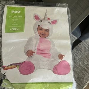 Infant unicorn costume (0-6 months)